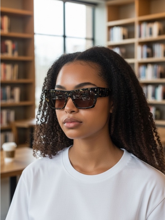 MCM Accessories - MCM Tortoiseshell Square Sunglasses with Brown Lenses